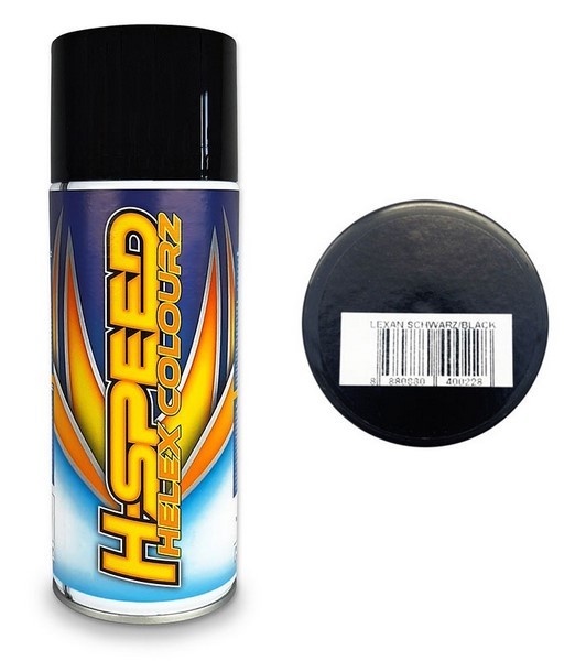 H-Speed Lexan Spray schwarz / black 400ml