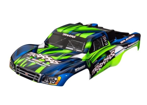 5851G Traxxas Karo Slash 2WD 4x4 Grün/Blau