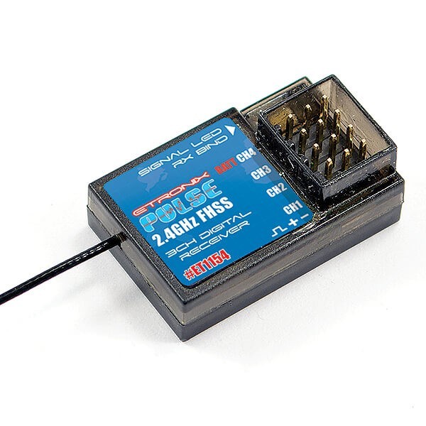 ETRONIX PULSE FHSS RECEIVER 2.4GHZ FOR ET1107/ET1123