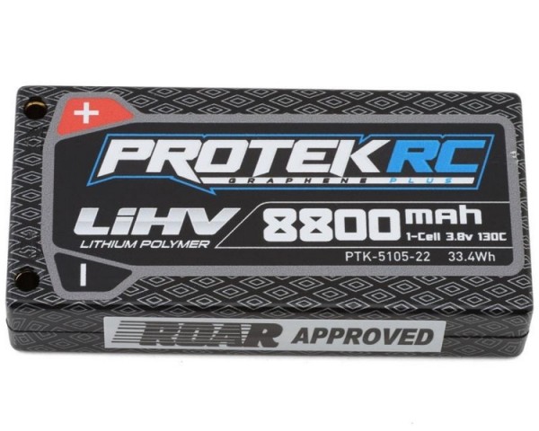 ProTek RC 1S 7.6V/5000mAh 130C Low IR Si-Graphene