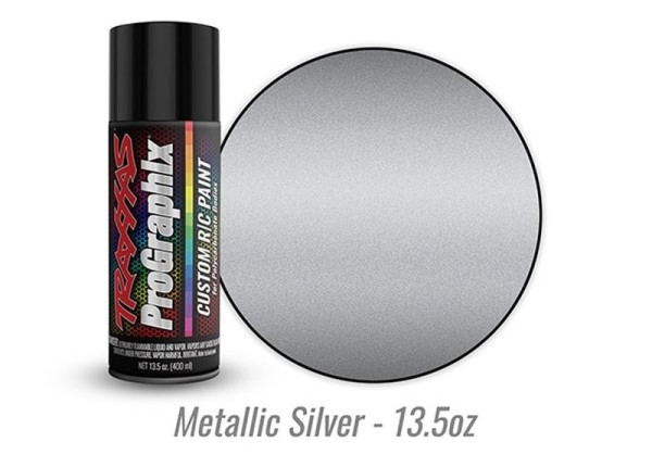 5073X Traxxas Lexan-Spray Metallic Silber 400ml