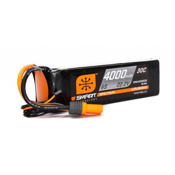 Spektrum 4000mAh 6S 22.2V Smart LiPo Battery IC5