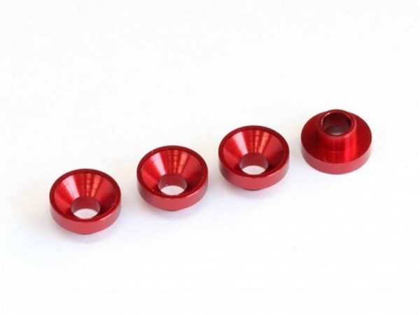 MR33 Aluminum Rot Servo Washer 3,0 x 7,5mm (4)