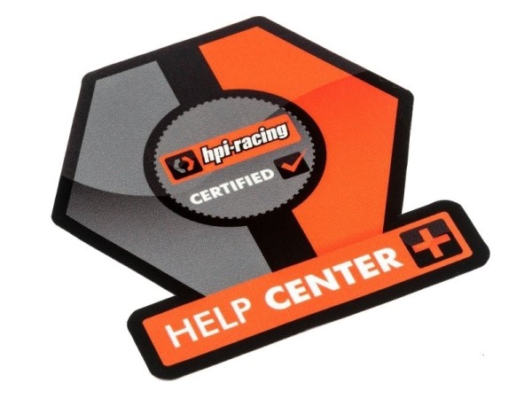 115769 HELP CENTER SHOP WINDOW STICKER