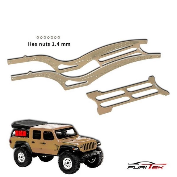 FURITEK SCYTHE ALU RAIL FRAME SCX24 JEEP GLADIATOR