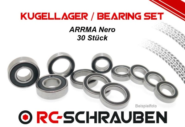 Kugellager Set (ZZ) ARRMA Nero