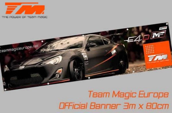 TM-B-3 Banner Team Magic E4D-MF T86 300 x 80cm