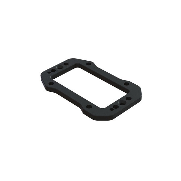 ARA320649 Arrma Aluminum Servo Mount Plate Black