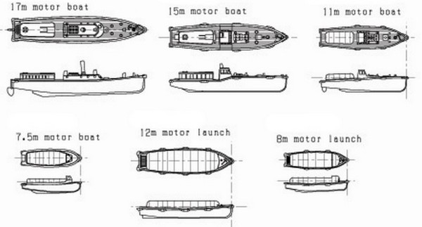 78026 WWII Japanese Navy Utility Boat Set