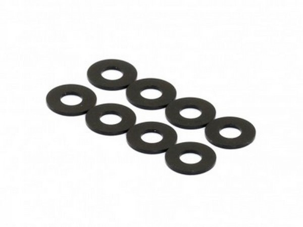 Radtec Alu Damper Spacer 3,0 x 7,0 x 1,0mm - Black