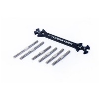 Koswork Kyosho Ultima Steel Heavy Duty Turnbuckle Set (6pcs w/wrench) Ultima Series