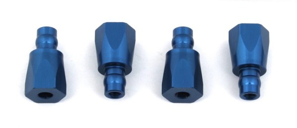 81410 Asso RC8B3.1 Shock Bushings blue aluminum