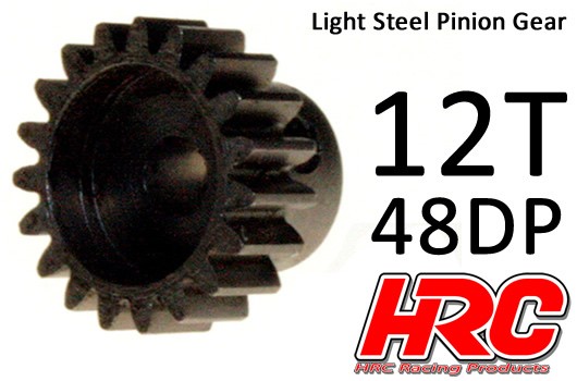 HRC74812 Motorritzel 48DP Stahl Leicht 12Z