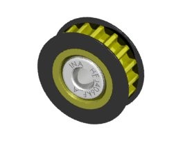 3RAC-3PYW/17 Alu Center One Way Pulley Gear T17