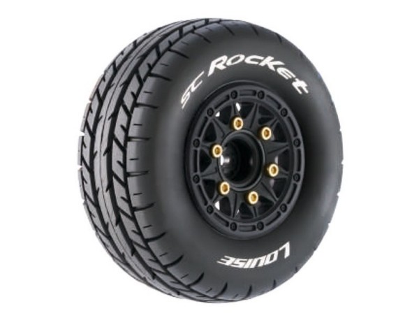 Louise SC-Rocket Reifen soft auf Felge schwarz (2)