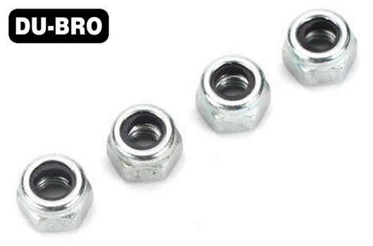 2175 DUBRO 5mm Nylon Insert Lock Nuts (4)