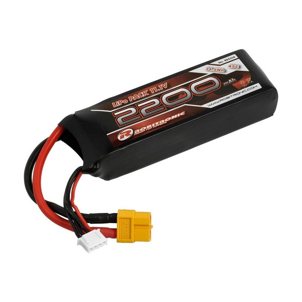 Rockamp LiPo Akku 2200mAh 3S 45C XT60 (23x34x105)