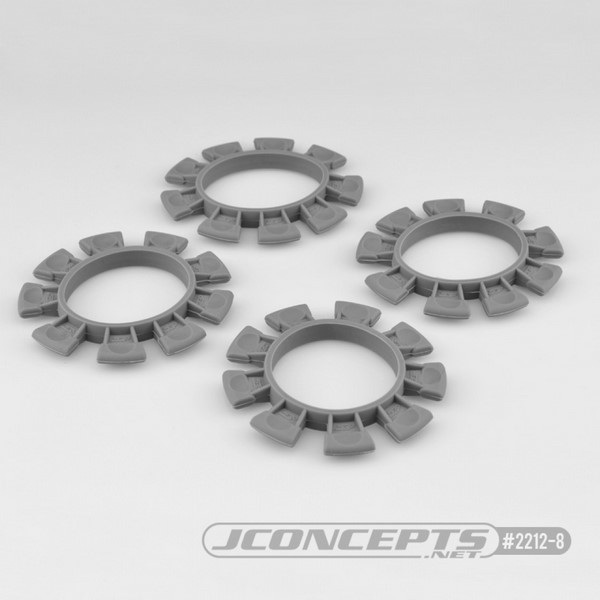 Jconcepts Satellite tire gluing rubber bands - gray - fits 1/10th, SCT and 1/8th buggy