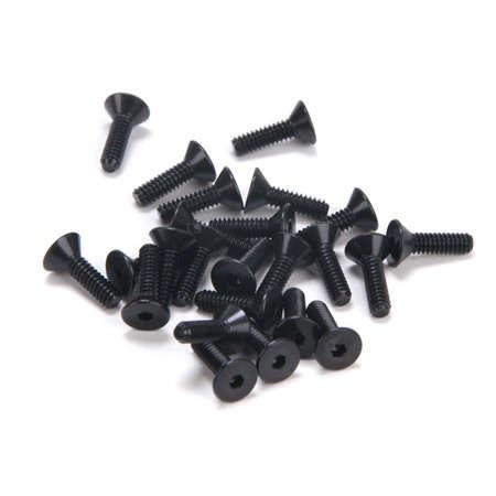 LOSA6258 2-56x5/16" Flat Head Screws (24)