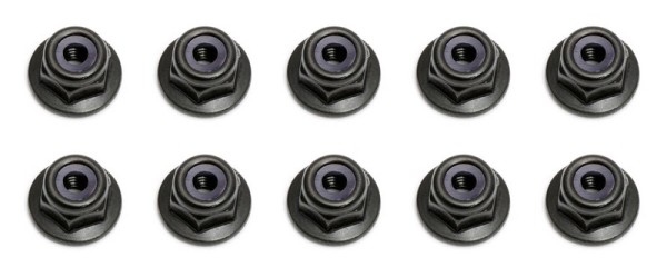 25612 Asso Locknuts M3 with flange