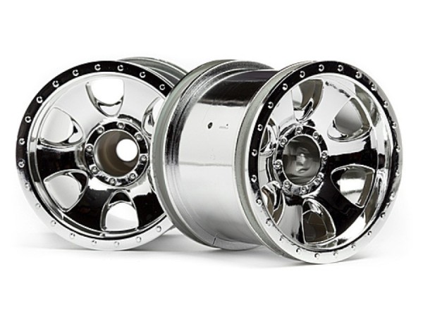 106722 WARLOCK WHEEL CHROME (2.2in/2pcs)