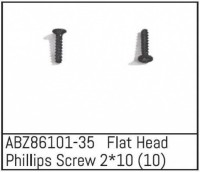 ABZ86101-35 Flat Head Phillips Screw 2*10 (10)