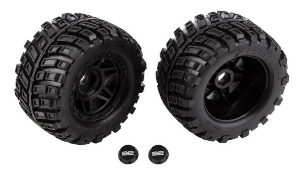 25919 Asso RIVAL MT8 Tires and Wheels, mounted