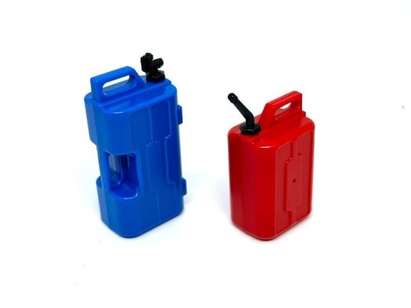 H-SPEED Scale 1/10 Kunststoff Ölkanister Rot/Blau