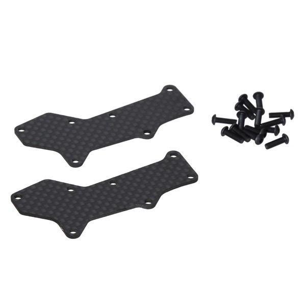 204842 HB Racing Woven Graphite Arm Covers Front
