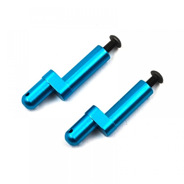 Yeah Racing Alu Batteriehalter Pfosten Tamiya TT02 TT02B Blau (2)