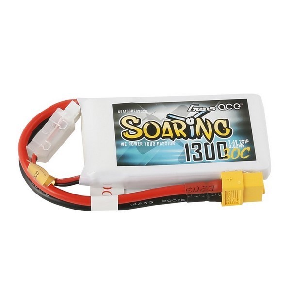 Gens ace Soaring LiPo 2S 7.4V-1300-30C (XT60)