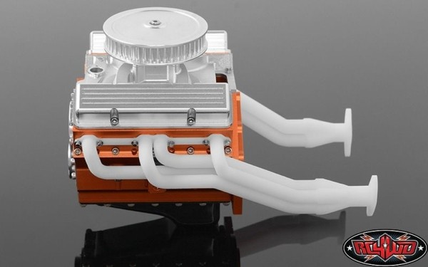 RC4WD Plastic Exhaust Headers V8 Motor