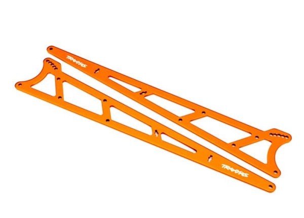 9462A Traxxas Seitenplatten Wheelie Bar orange Alu