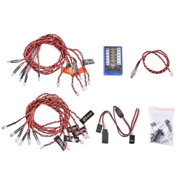 HSPX015 LED-Kit 12x 4,8-6,0 Volt mit Kontrollbox