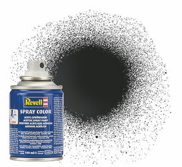 34107 Revell Spray Color schwarz, glänzend