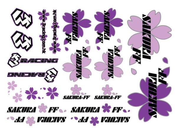 3RAD-SK08 3racing Sticker - Sakura FF