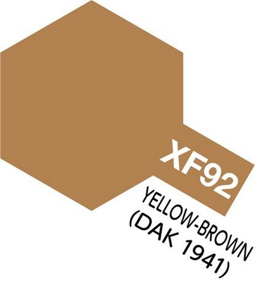 81792 Tamiya M-Acr. XF-92 Yellow Brown DAK 1941