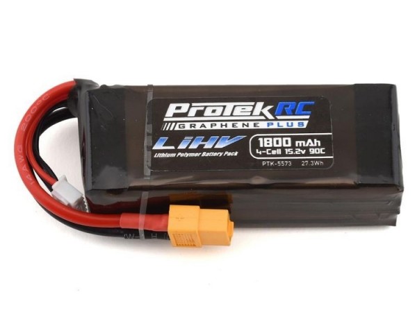 ProTek RC 15.2V/1800mAh 4S 90C Si-Graphene HV LiPo XT60 Stecker