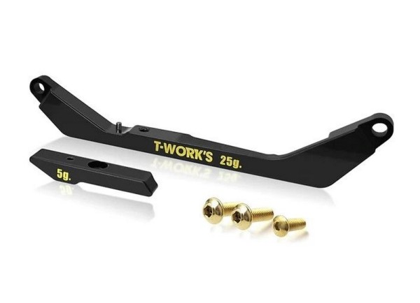 T-Works Messing Gewichte Set Motorhalter Yokomo BD