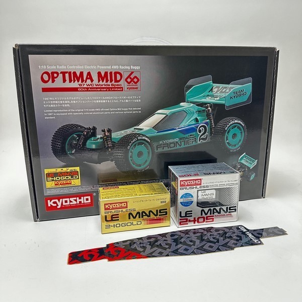 Kyosho Optima Mid'87 60th Anni 4WD 1:10 60th Le Mans 240 Gold Edition