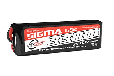 RC Plus Li-Po Batterypack Sigma 45C 3300mAh 11.1V