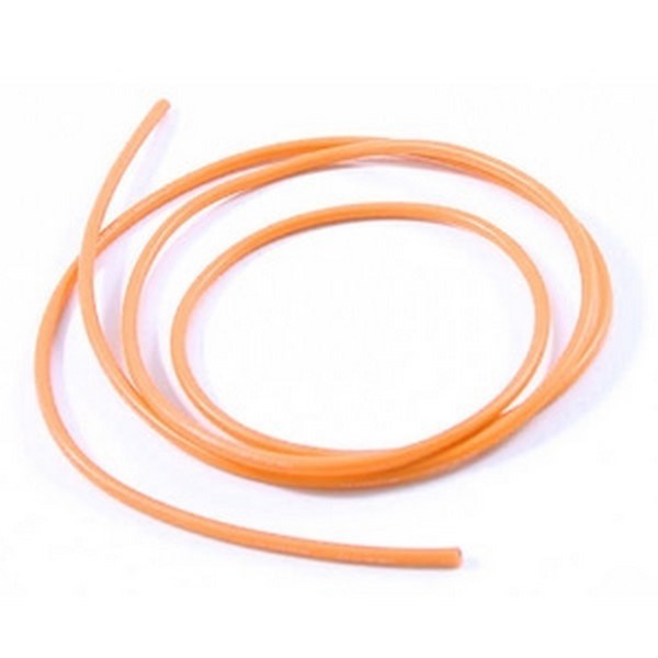 12awg SILICONE WIRE ORANGE (100cm)