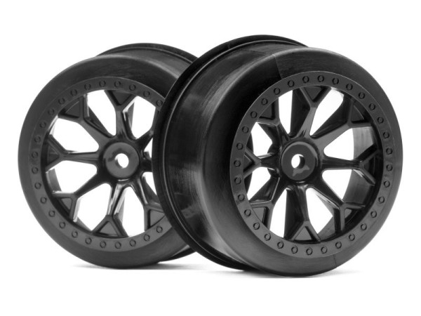 116521 8-SHOT SC WHEEL (BLACK/2PCS)