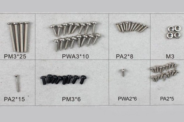 DYNAM BF110 COWL SCREW SET