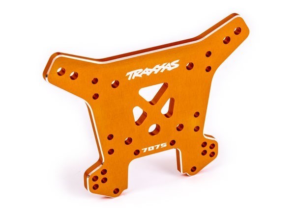 9639T Traxxas Dämpferbrücke Vorne 7075-T6 Alu Orange Sledge