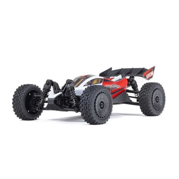 Arrma TYPHON GROM 4x4 1:18 Buggy Rot-Weiss RTR mit Akku und Ladegerät