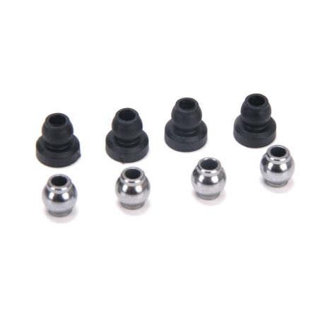 LOSA5012 CCR Up Shock Bushings&Pivot Balls