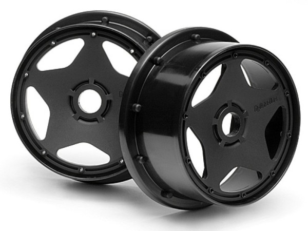 3221 BAJA 5B - SUPER STAR WHEEL BLACK (120X60MM/2P