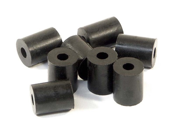 87058 GUMMISCHLAUCH 3x8x10mm (Schwarz - 8 St.- SAV