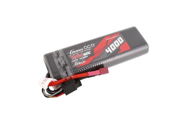 Gensace Bashing LiPo 2S 7.4V-4000-60C Deans